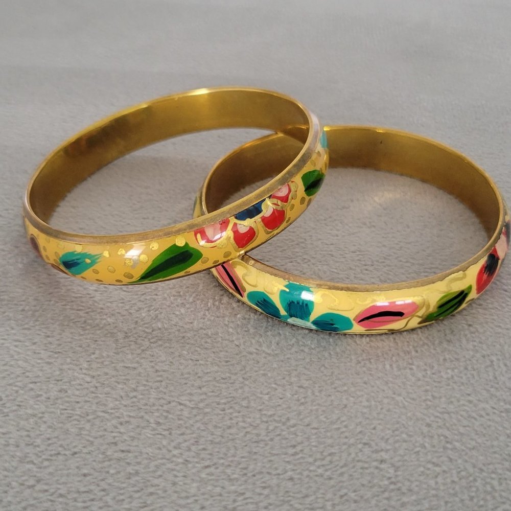 Hand Painted Bangle Bracelets